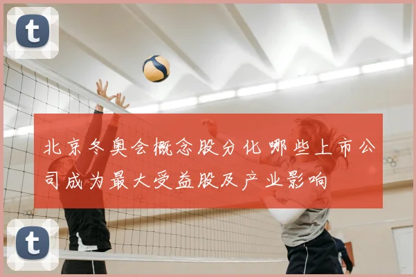 北京冬奥会概念股分化 哪些上市公司成为最大受益股及产业影响